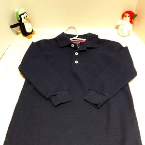 🦋2/$25  French Toast navy long sleeve polo